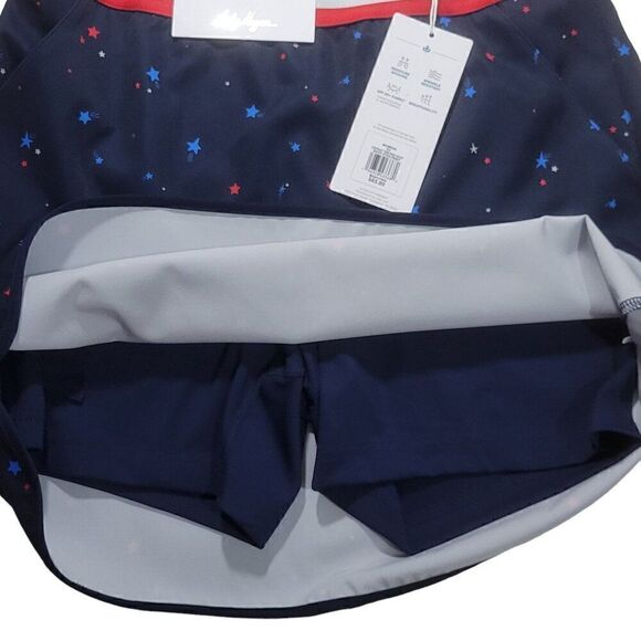 Lady Hagen Golf Skort Women Size XS UPF 50 Stars Patriotic Pull On Skirt NEW - Picture 2 of 13